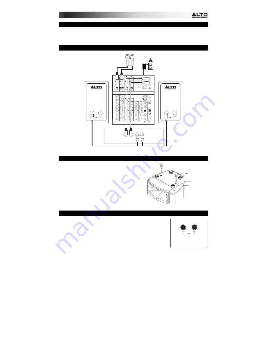 Alto Professional TOURMAX SX112 Quick Start Manual Download Page 5