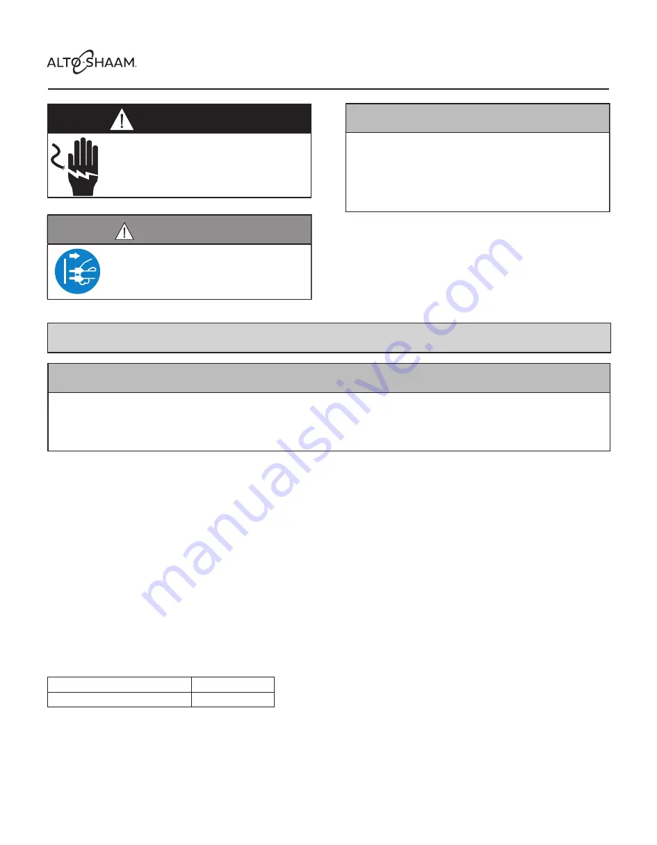 Alto-Shaam 300-TH/III Touch Manual Download Page 25