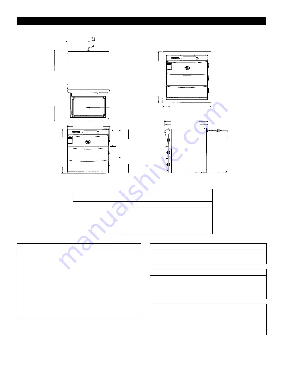 Alto-Shaam 500-1D MARINE Operation And Care Manual Download Page 6