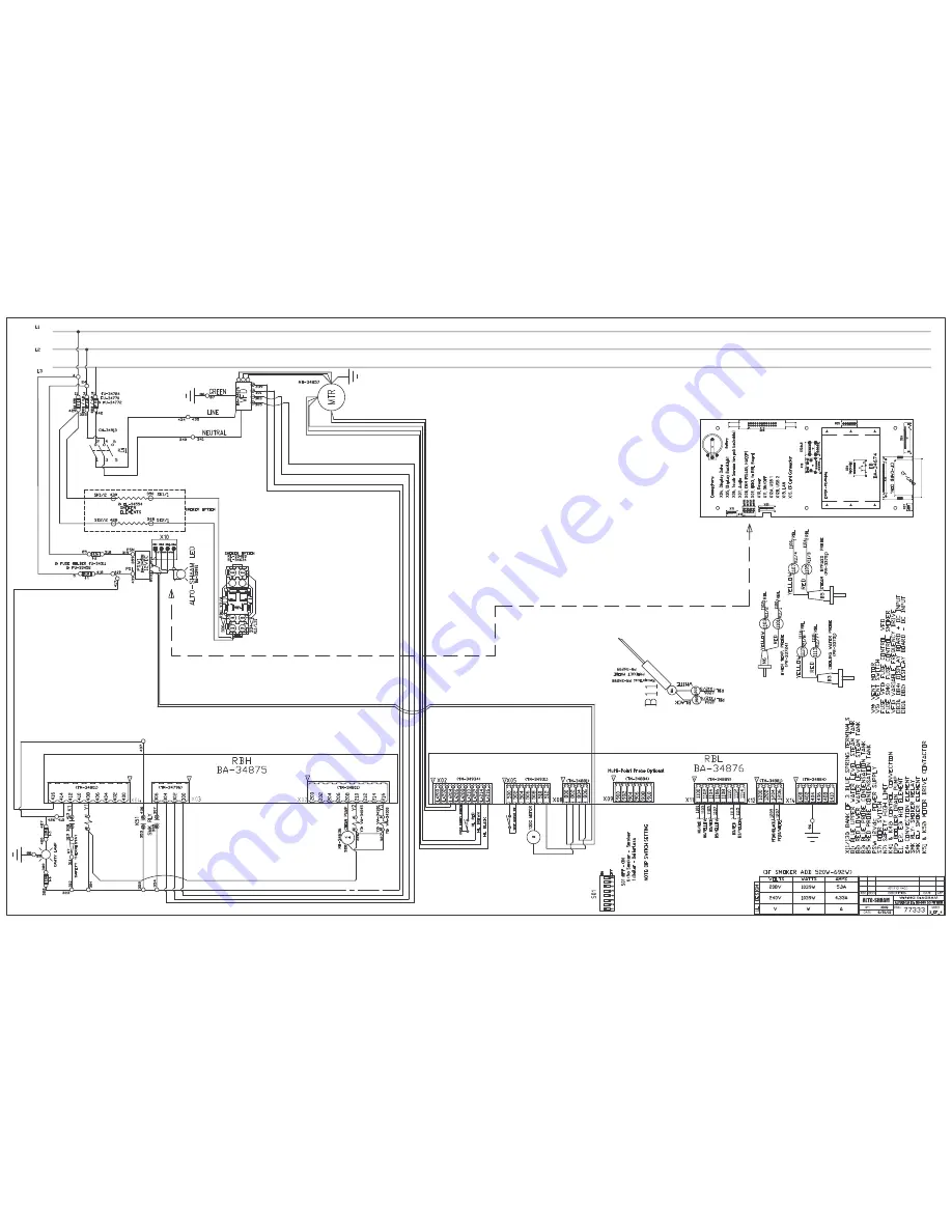 Alto-Shaam 7.14esG CombiTouch Technical & Service Manual Download Page 97