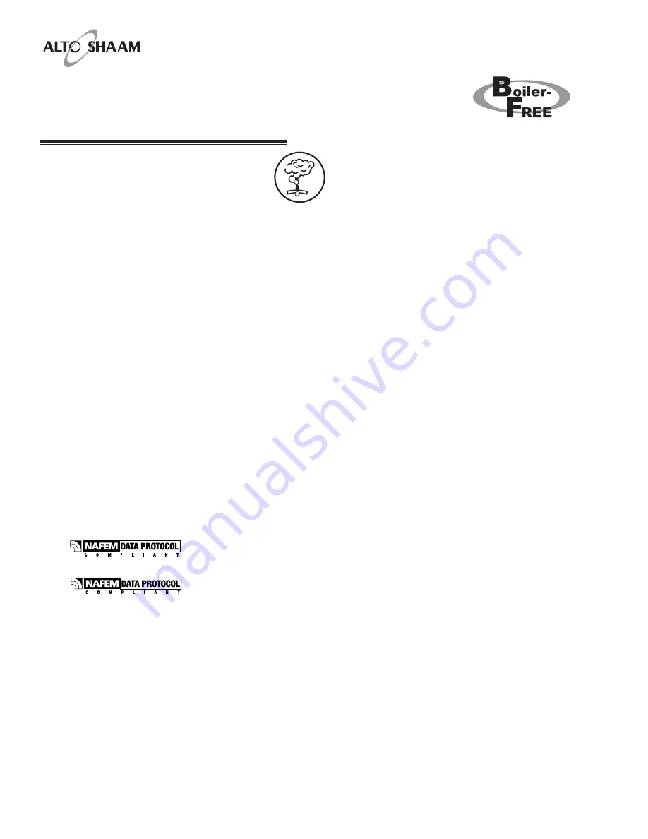 Alto-Shaam Combitherm 10.10ESi Specifications Download Page 4