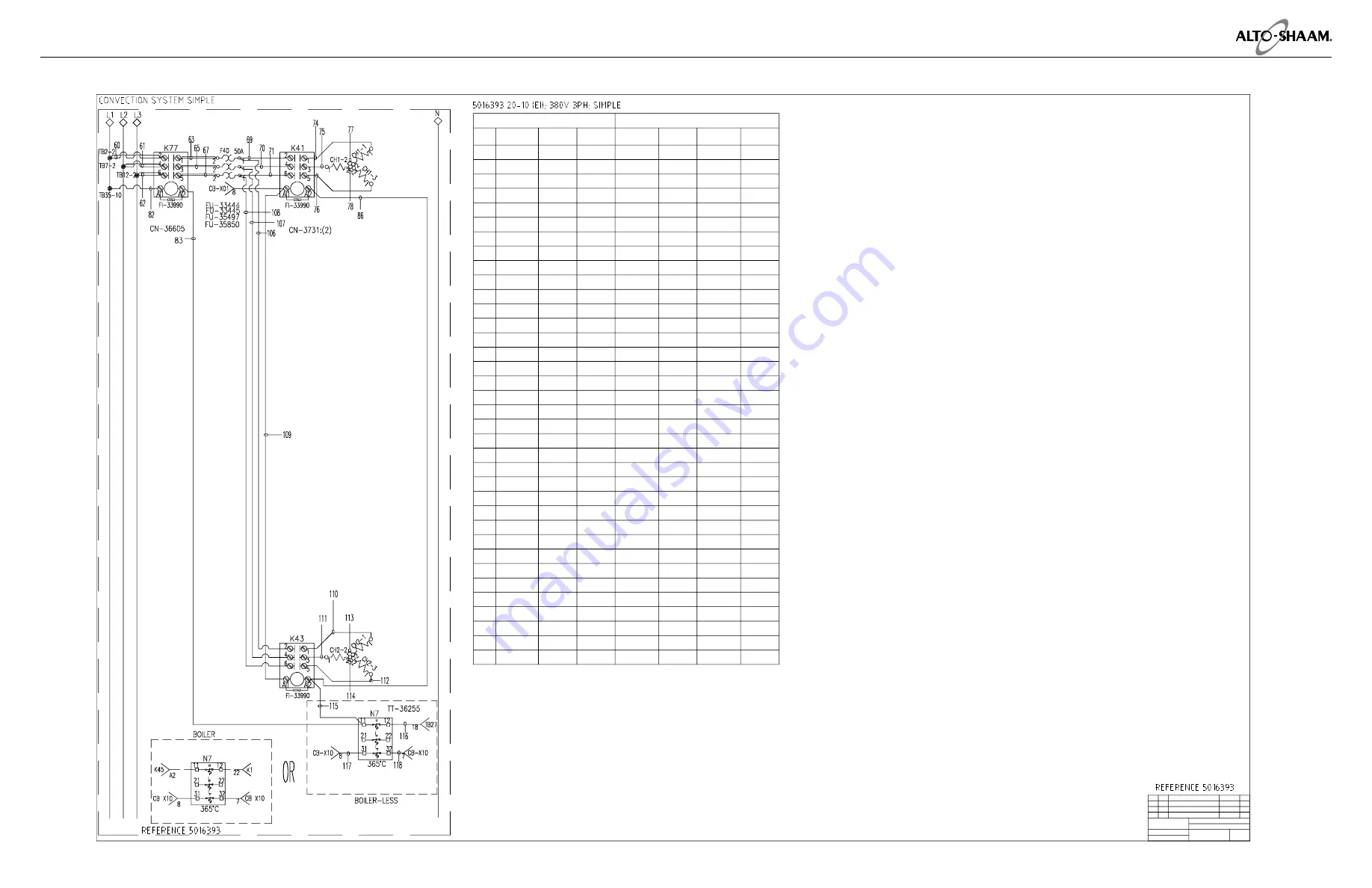 Alto-Shaam COMBITHERM CT PROFORMANCE 10-10E Скачать руководство пользователя страница 176