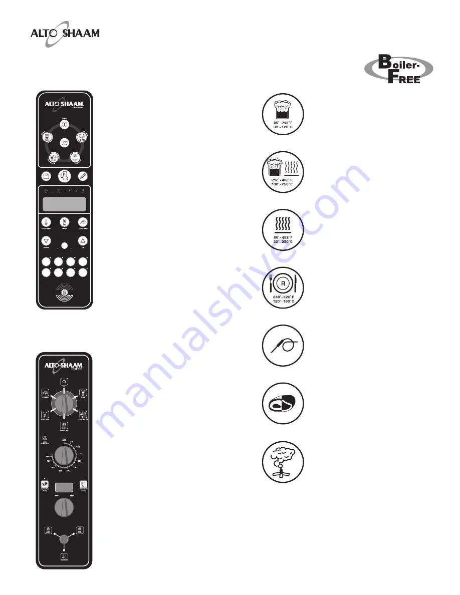 Alto-Shaam COMBITOUCH SERIES 10 10ESG Скачать руководство пользователя страница 3