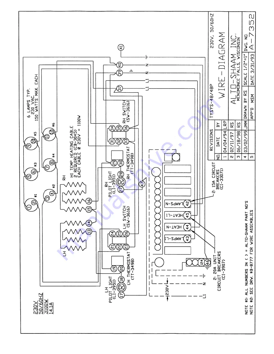 Alto-Shaam HALO-HEAT TY-48 Operation And Care Manual Download Page 16