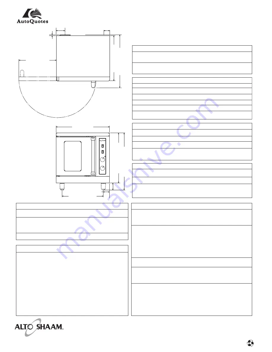 Alto-Shaam PLATINUM ASC-2E Скачать руководство пользователя страница 2