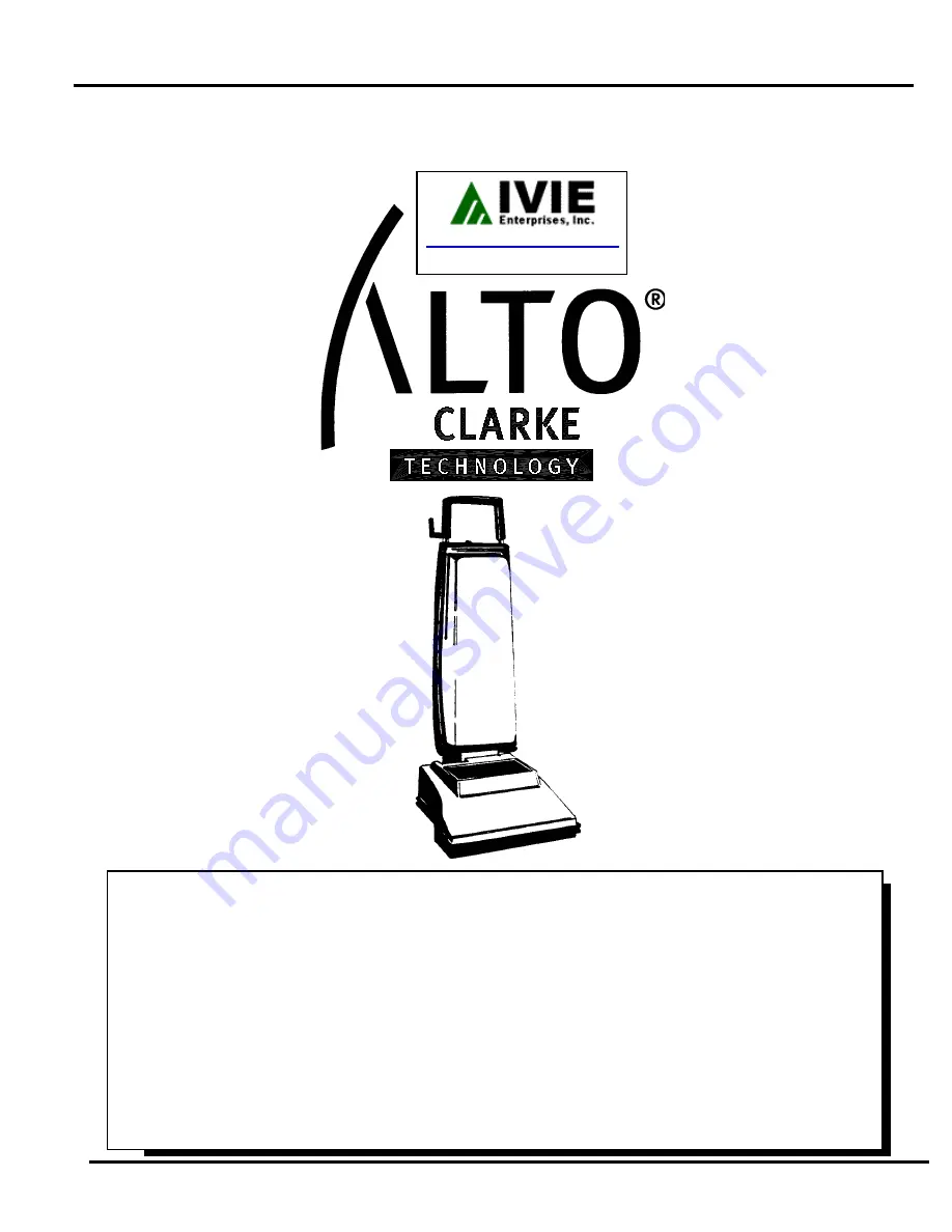 Alto ClarKE 577 Service Manual Download Page 1