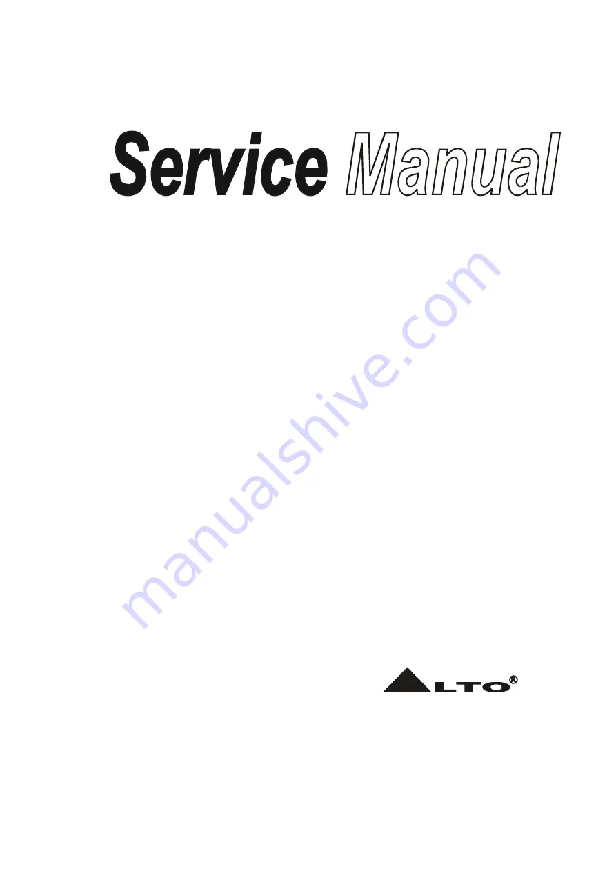 Alto DIGAN2.14 Service Manual Download Page 1