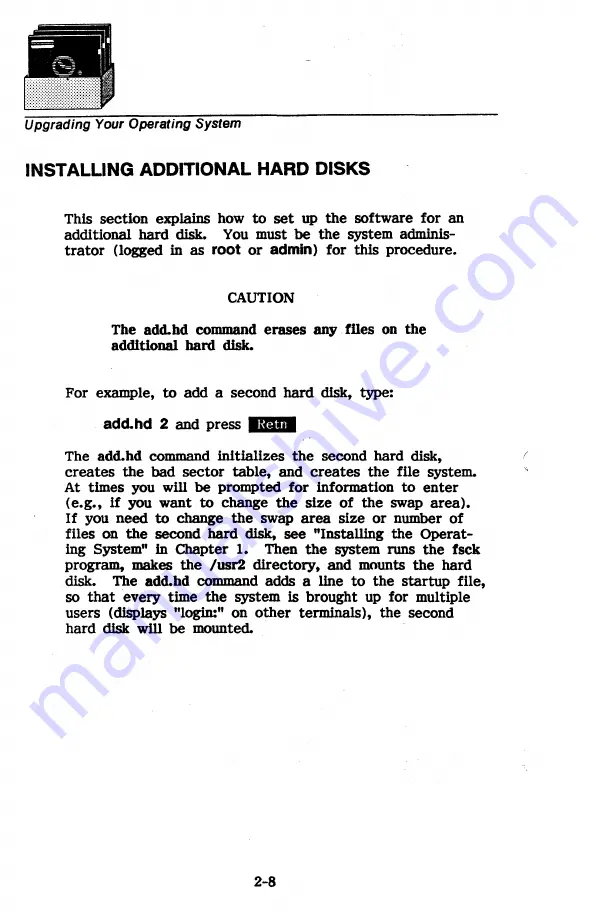 Altos Computer Systems V  386 Series Installation Manual Download Page 58