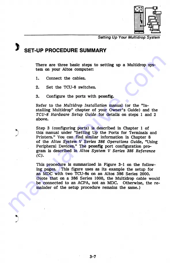 Altos Computer Systems V  386 Series Installation Manual Download Page 65