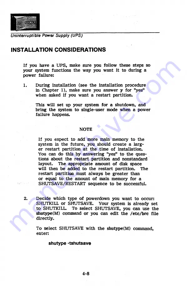 Altos Computer Systems V  386 Series Installation Manual Download Page 76