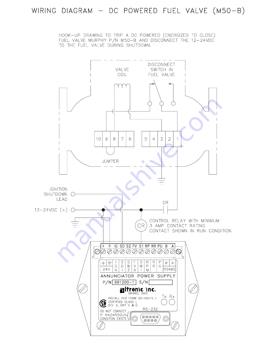 Altronic DD-40NTS-O Installation Instructions Manual Download Page 20