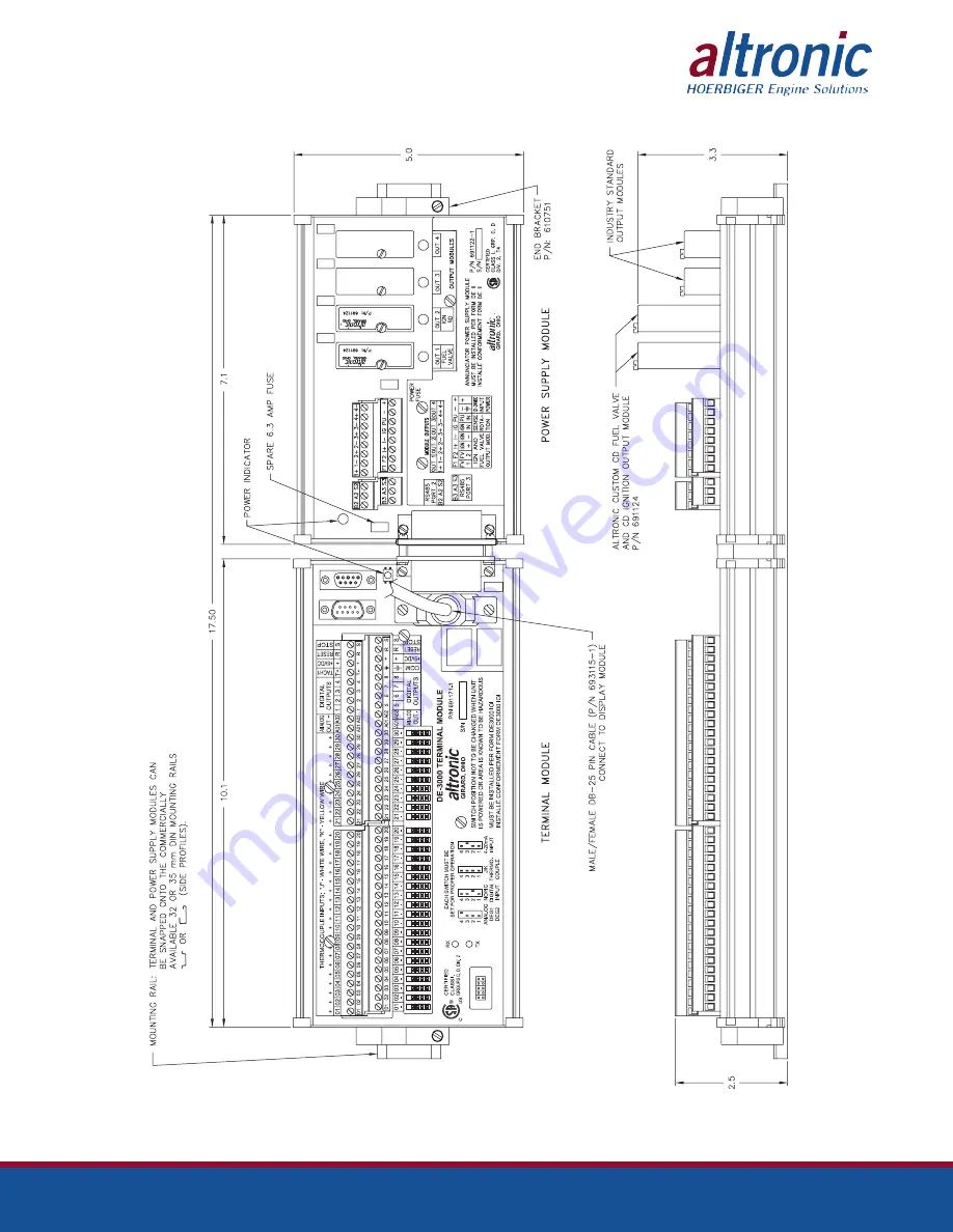 Altronic DE-3000+ Series Скачать руководство пользователя страница 72