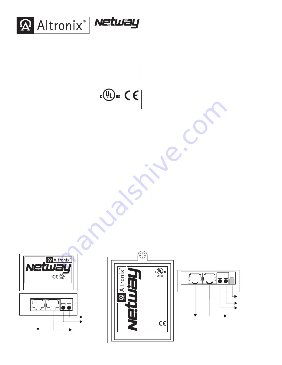 Altronics NetWay3012 Скачать руководство пользователя страница 1