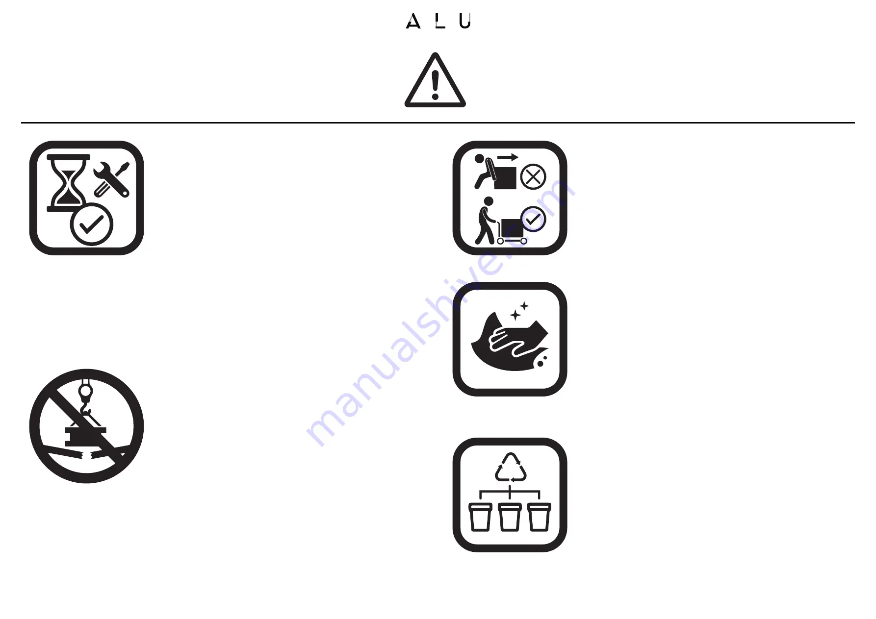 Alu 019016 Assembly Instructions Manual Download Page 14