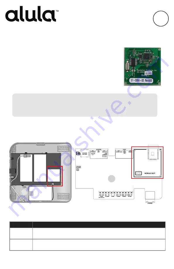 Alula Z-Wave RE934Z Install Manual Download Page 1