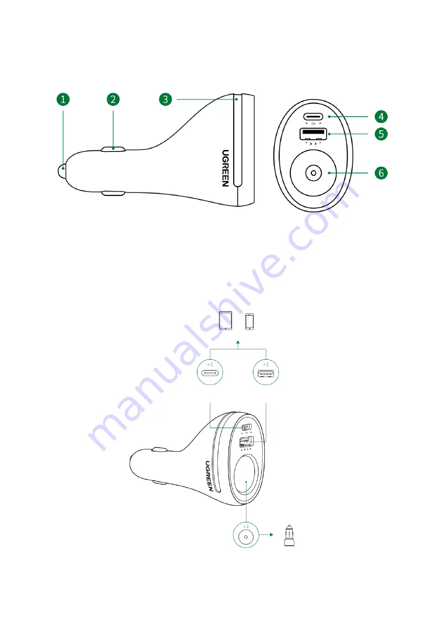 ALZA UGREEN CD204 User Manual Download Page 3