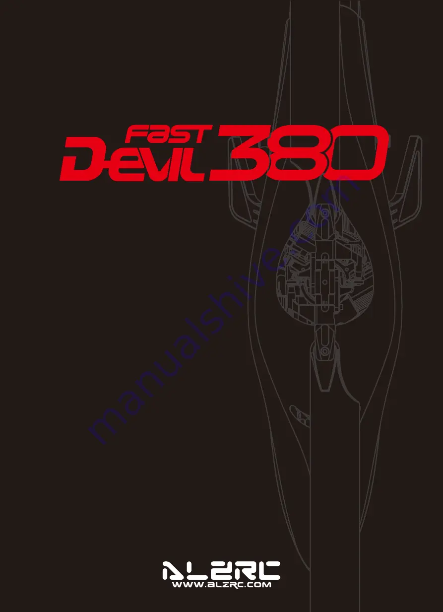 ALZRC DEVIL 380 FAST Скачать руководство пользователя страница 1