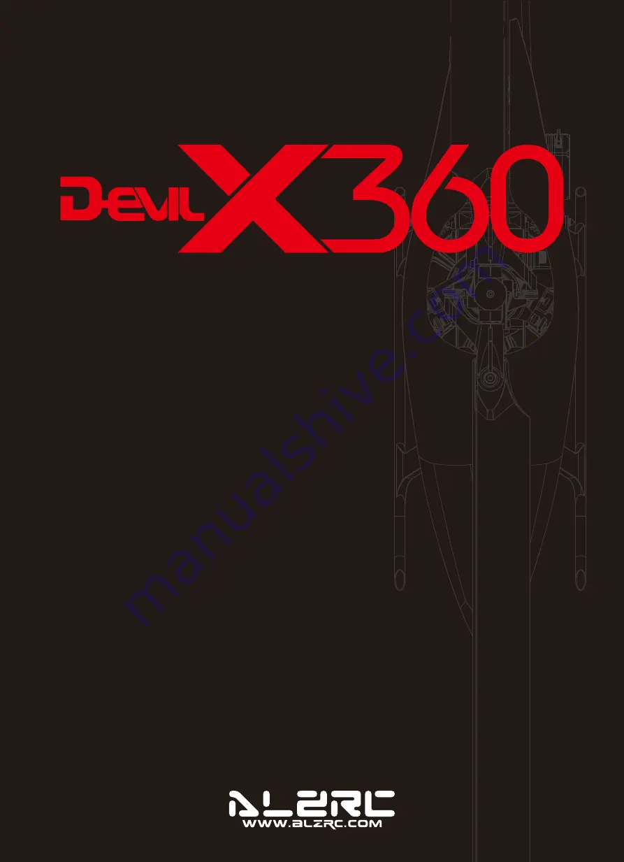 ALZRC DEVIL X360 Instruction Manual Download Page 1