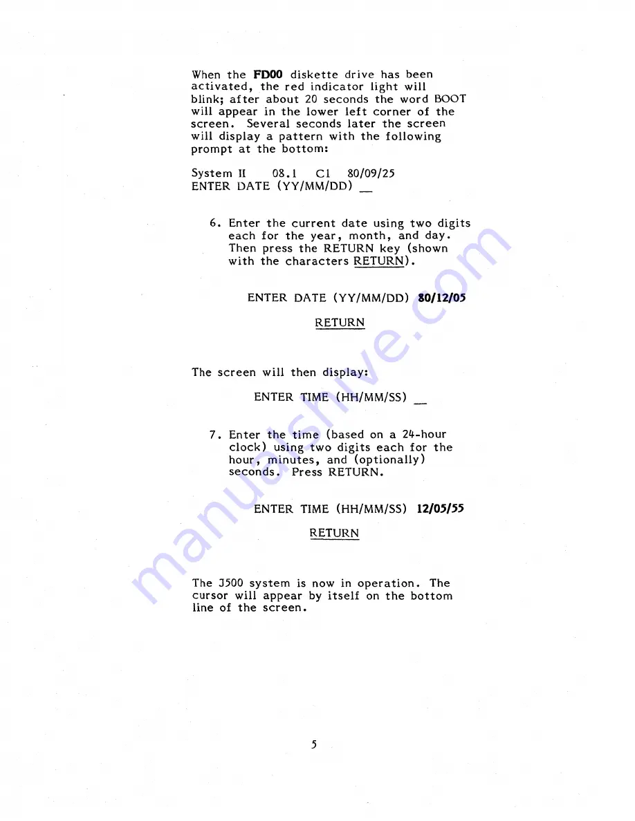 Am J500 Operating Instructions Manual Download Page 11