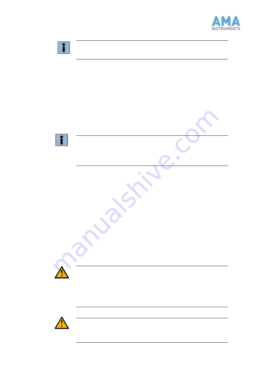 AMA Instruments The GC 5000 BTX Operating Manual Download Page 24