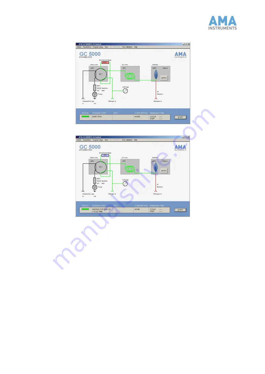 AMA Instruments The GC 5000 BTX Скачать руководство пользователя страница 102