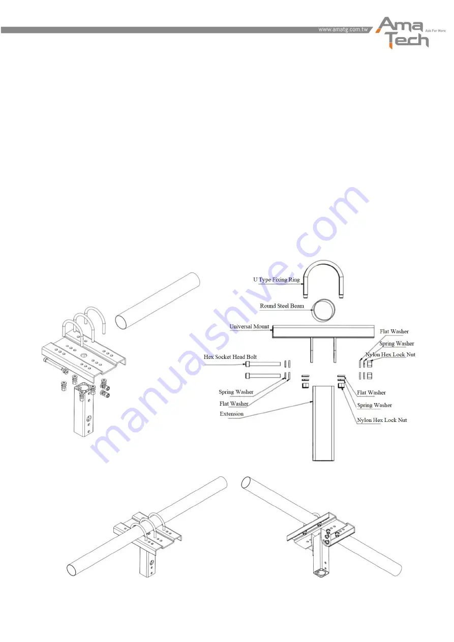 Ama Tech AH-5 Installation Manual Download Page 14