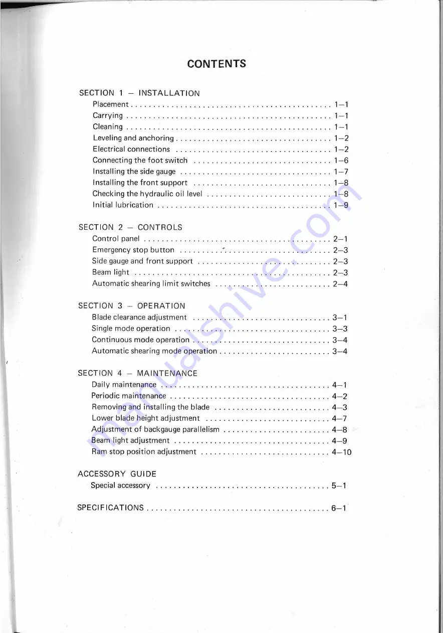 Amada M-1245 Operator'S Manual Download Page 3