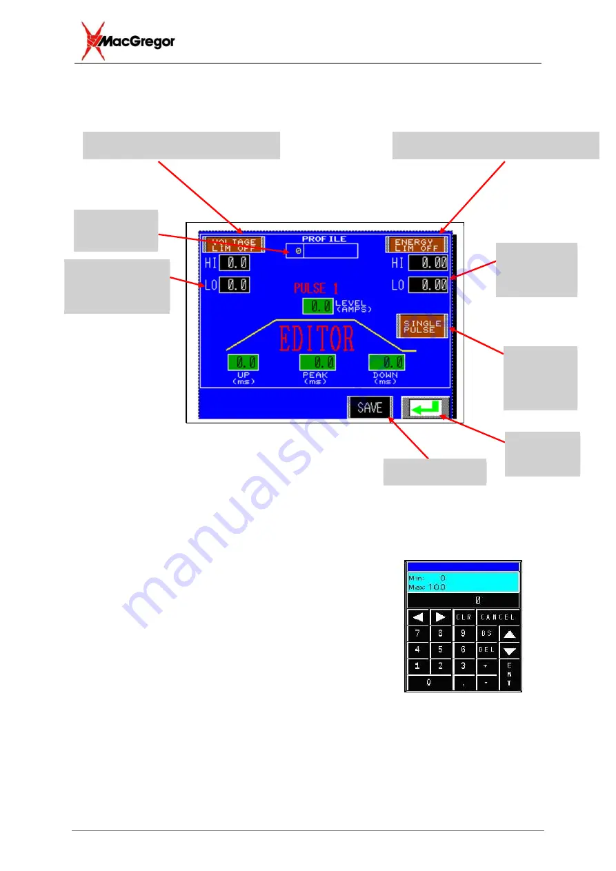 Amada MacGregor PA-200P Series Operation Manual Download Page 22