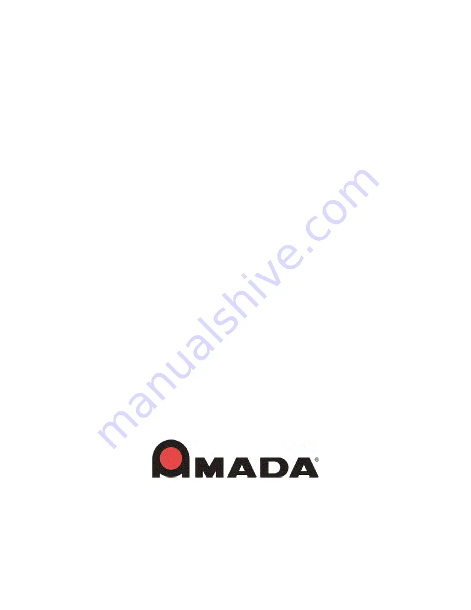 Amada Miyachi Unitek STA-100A Operation Manual Download Page 1