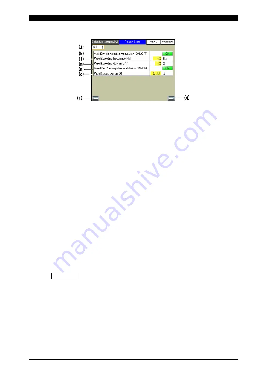 Amada PULSETIG MAWA-050A Operation Manual Download Page 97