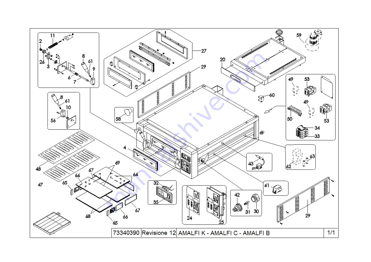 Amalfi 73340800 Instructions For Use Manual Download Page 25