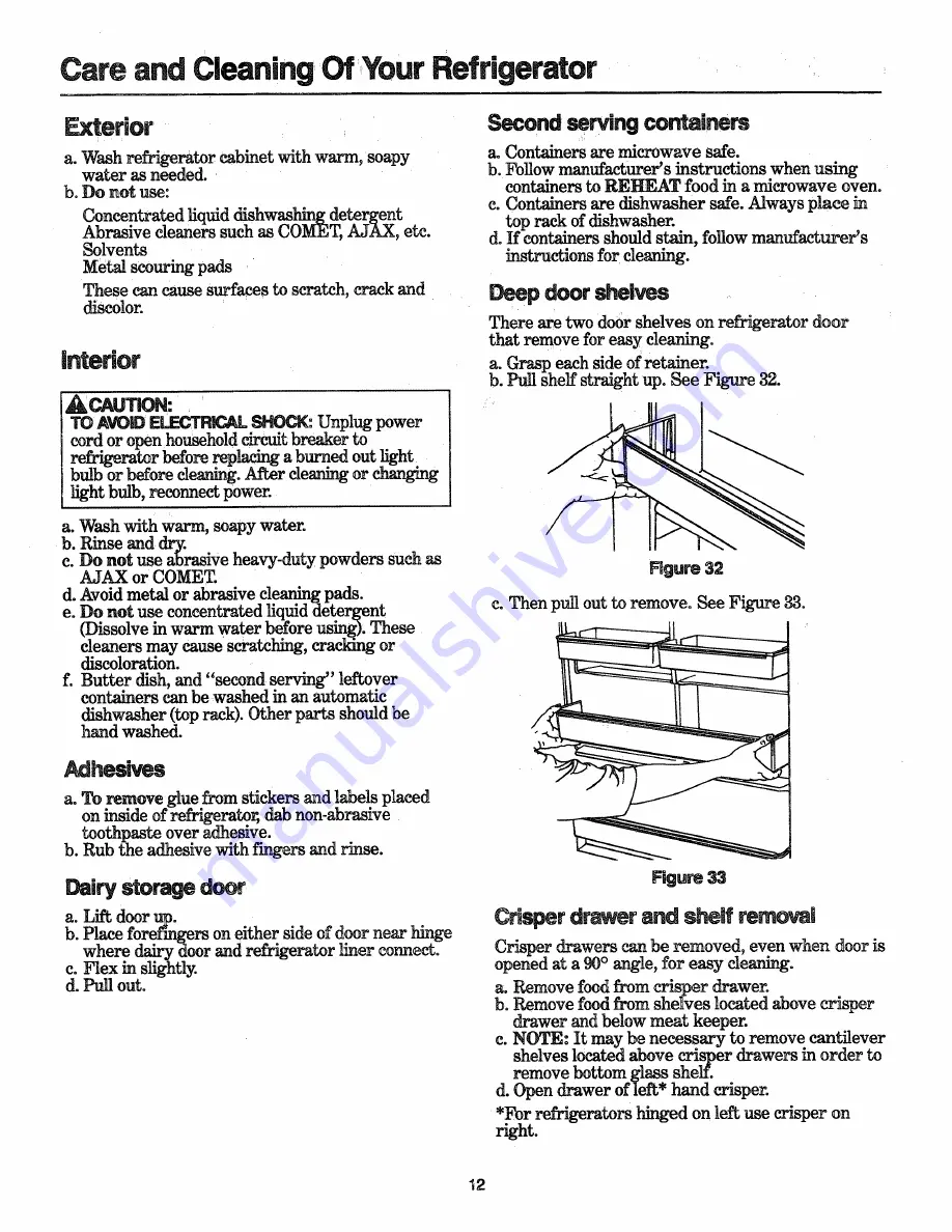 Amana 10480902 Use & Care Manual Download Page 12