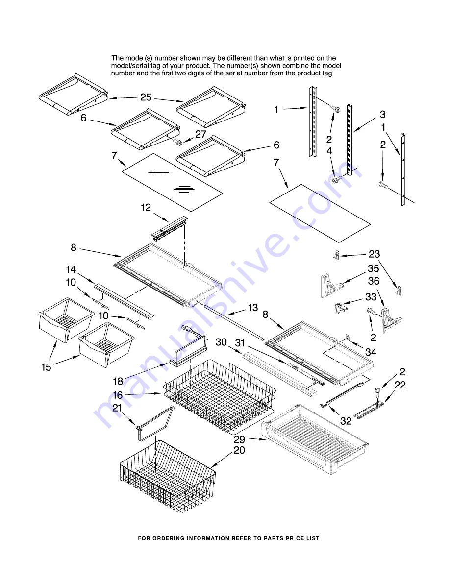 Amana 927VES10 Parts List Download Page 11