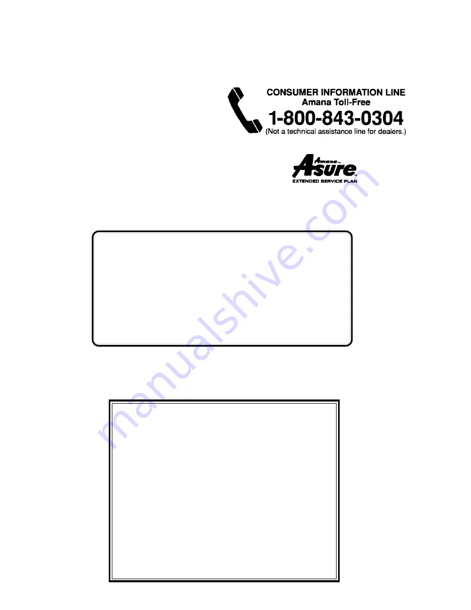 Amana AAC051SRA Owner'S Manual Download Page 17