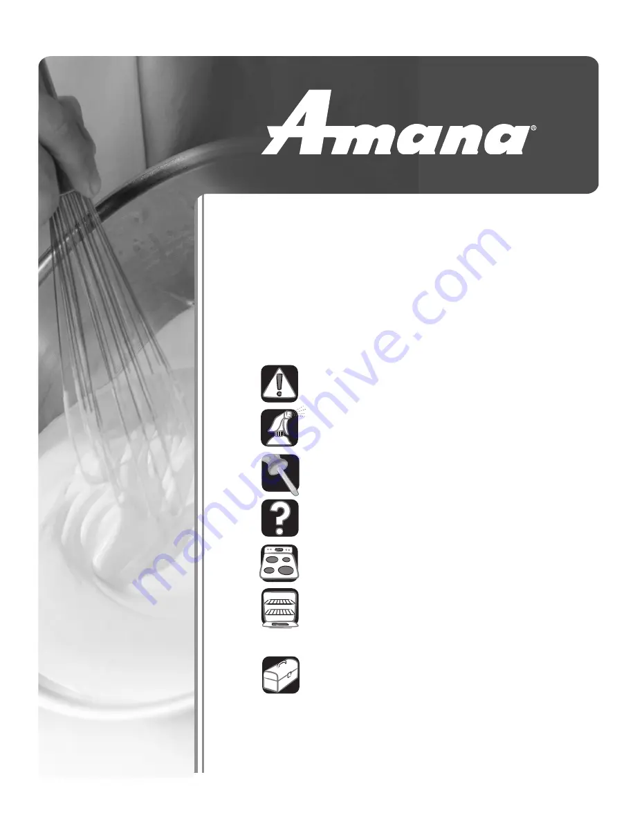 Amana AER5725QAW Use And Care Manual Download Page 1