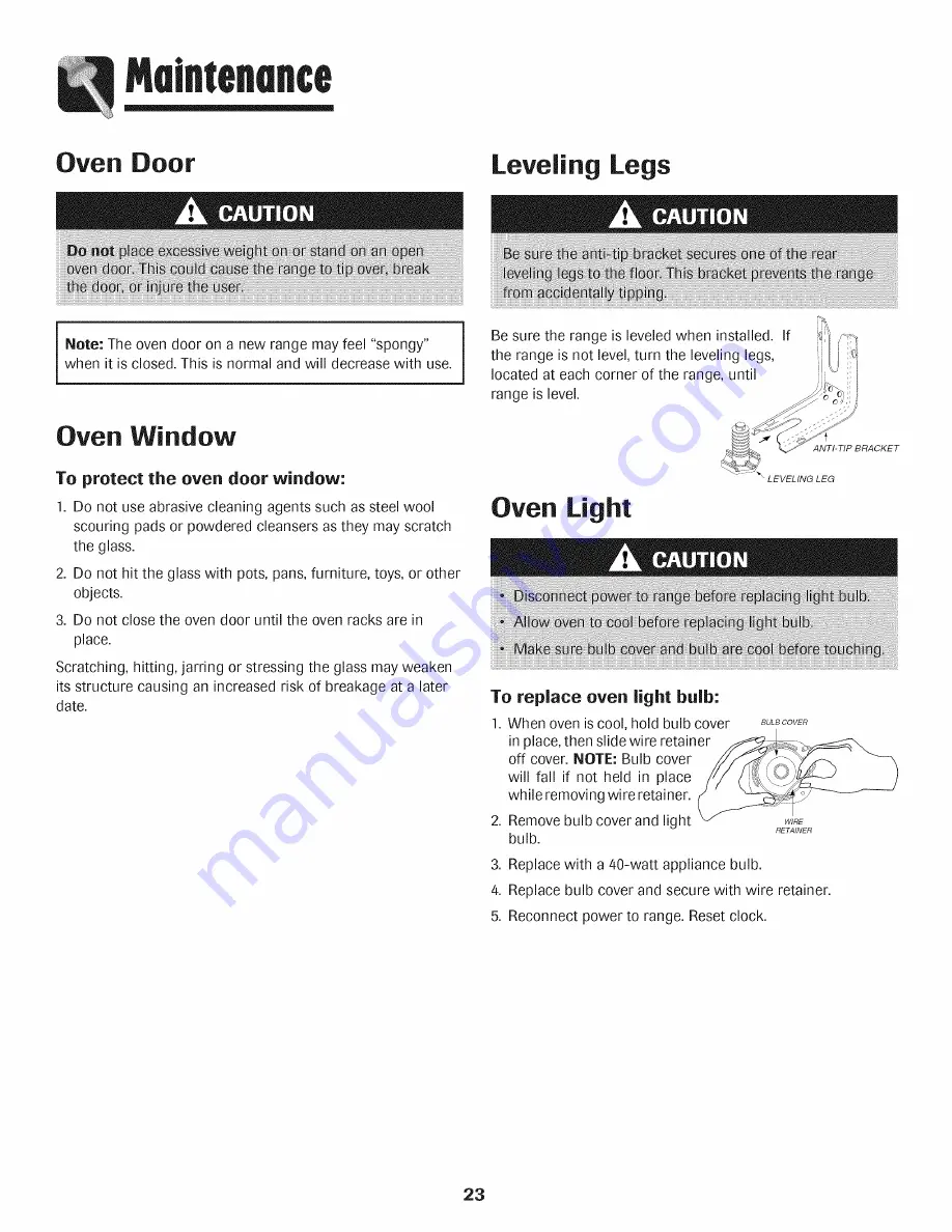 Amana AER5845QAF17 Use & Care Manual Download Page 24