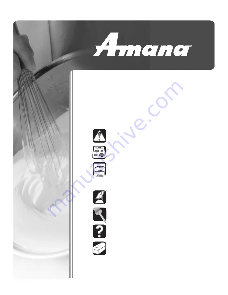 Amana AES3760BAQ Use And Care Manual Download Page 1