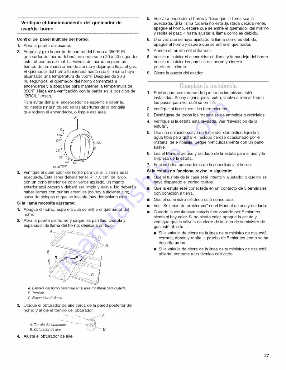 Amana AGG222VDB0 Скачать руководство пользователя страница 27