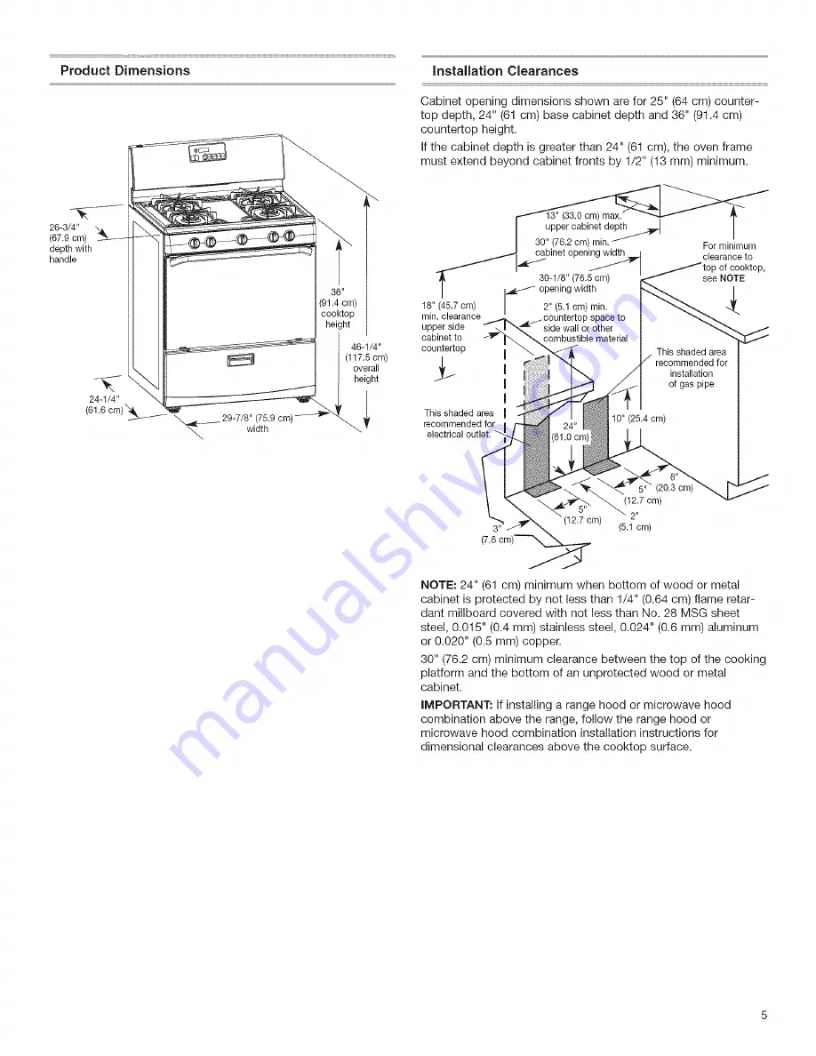 Amana AGR4422VDB0 Скачать руководство пользователя страница 5