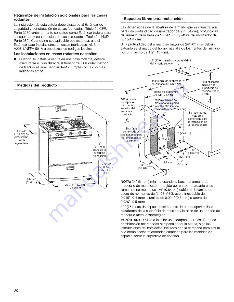 Amana AGR4422VDB0 Скачать руководство пользователя страница 20