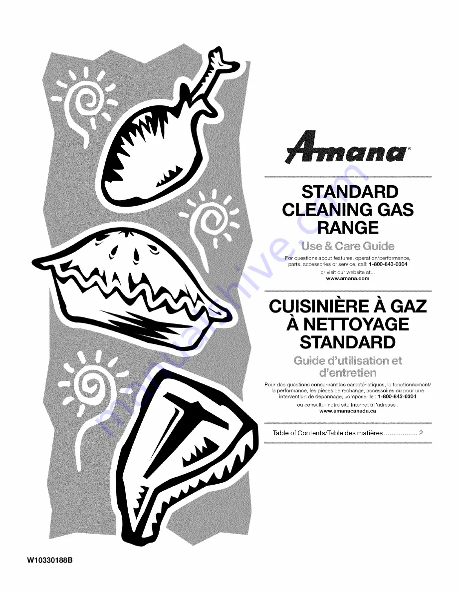 Amana AGR4433XDB1 Use & Care Manual Download Page 1