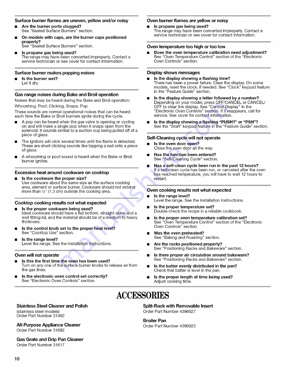 Amana AGR5844VDB0 User Instructions Download Page 10