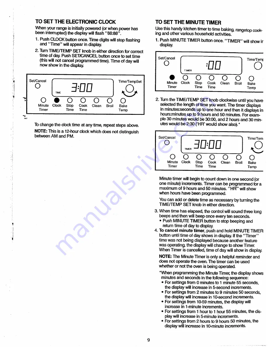 Amana AGS743L Use & Care Manual Download Page 9