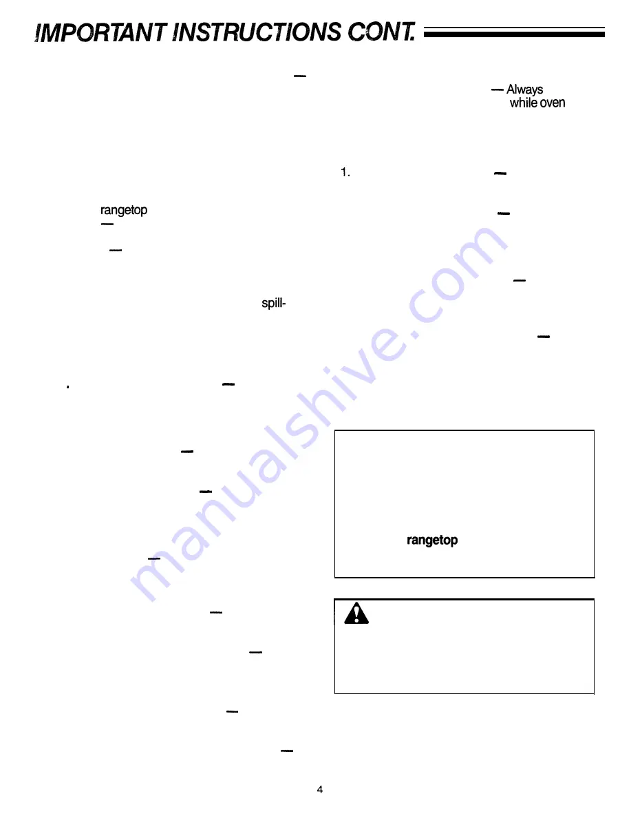 Amana AGS780 Use And Care Manual Download Page 4