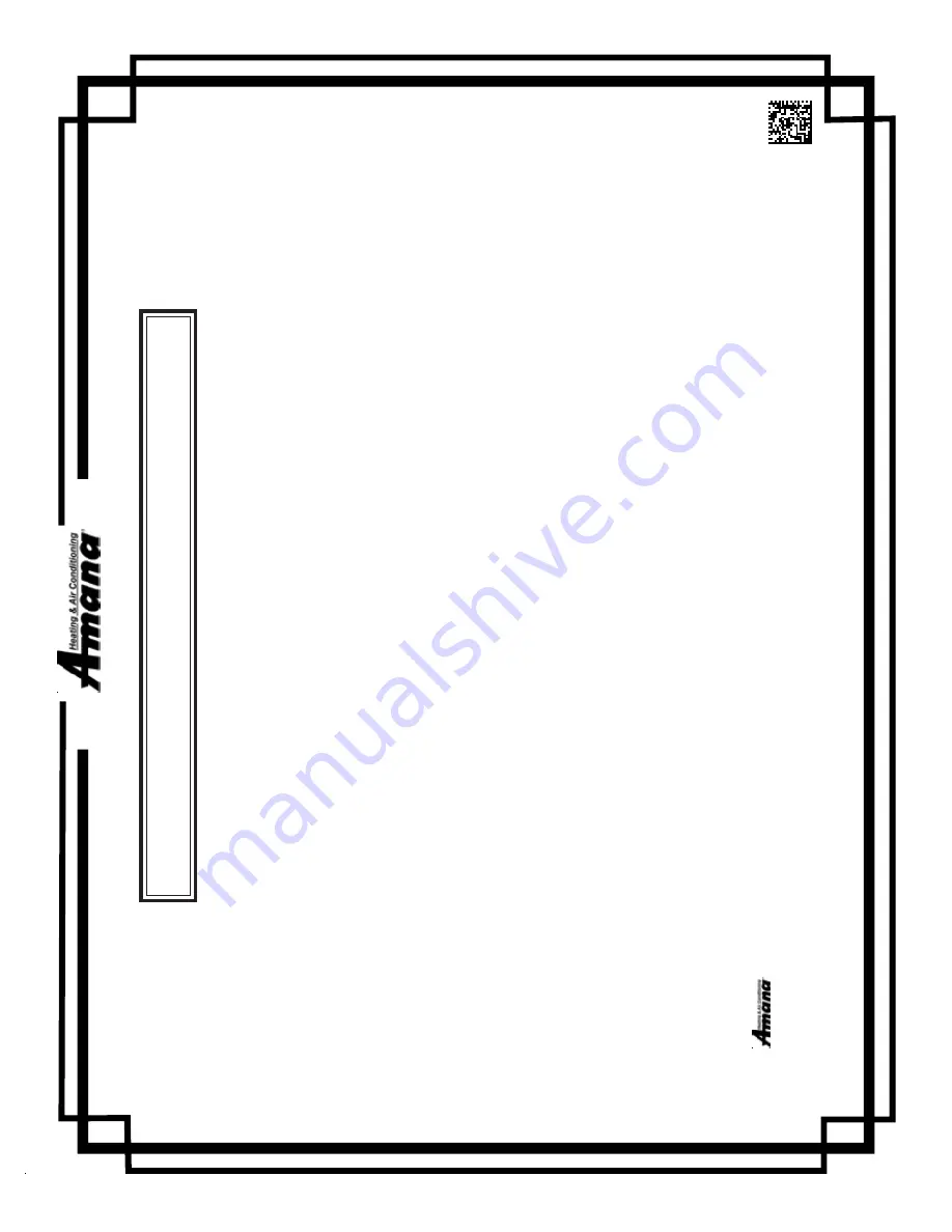 Amana AHQ246 Installation Instructions Manual Download Page 13