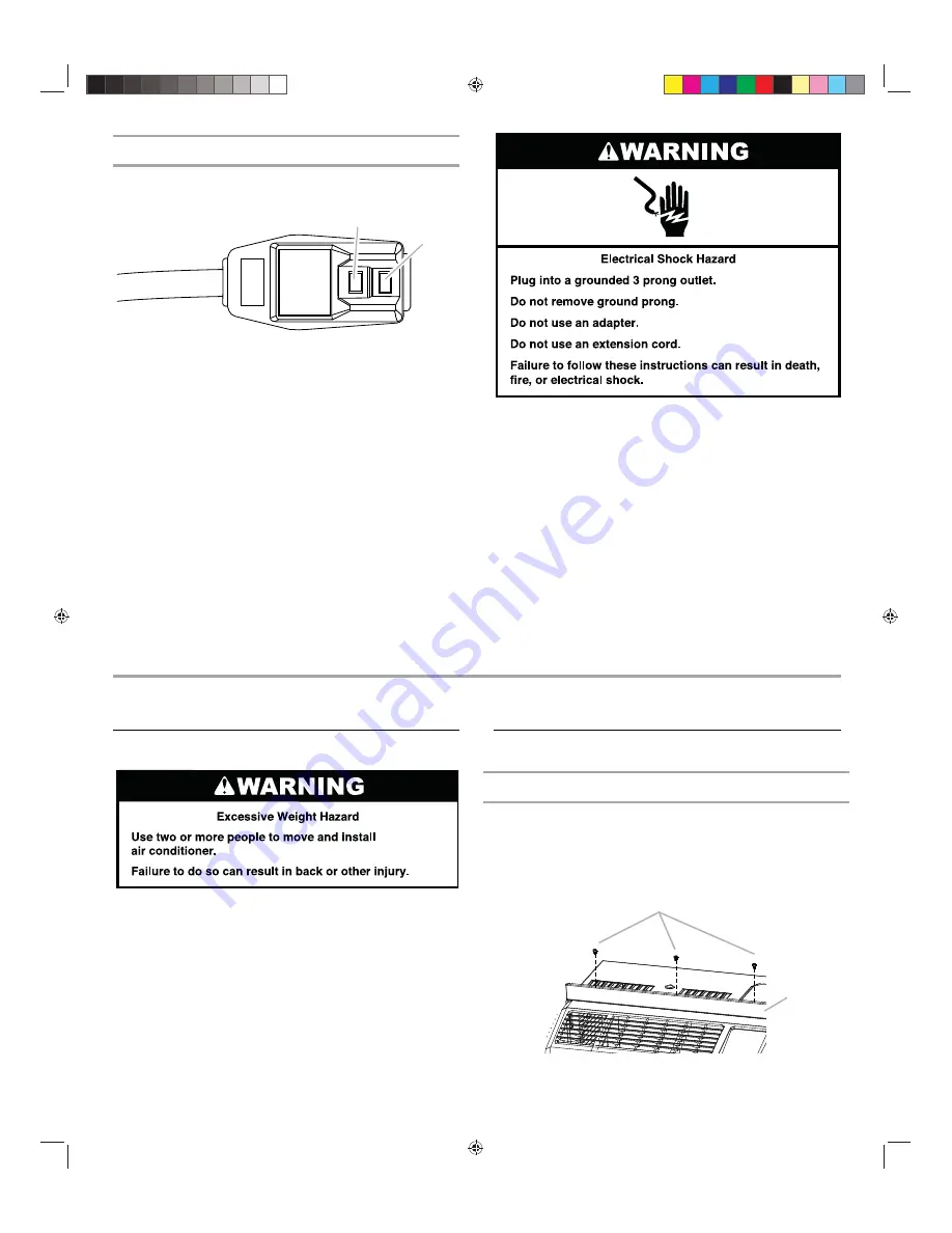 Amana AMA05KF Use And Care Manual Download Page 5