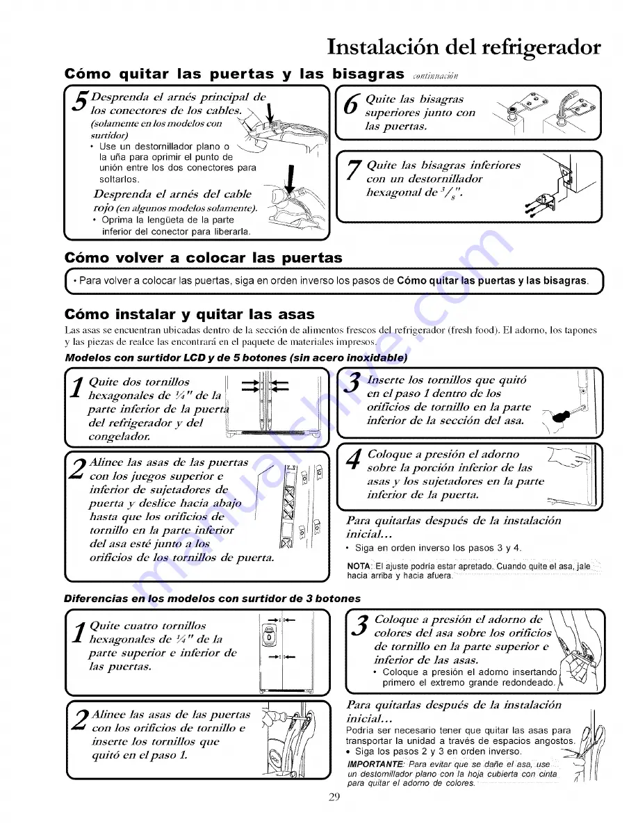 Amana Distinctions DRS246RBC Скачать руководство пользователя страница 29