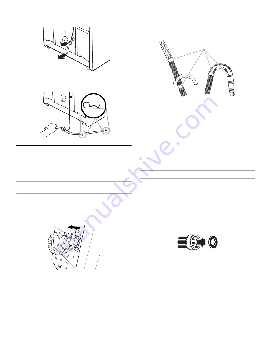 Amana ETW4100SQ - Estate - 2.5 Cu. Ft. Capacity Washer Installation Instructions Manual Download Page 13