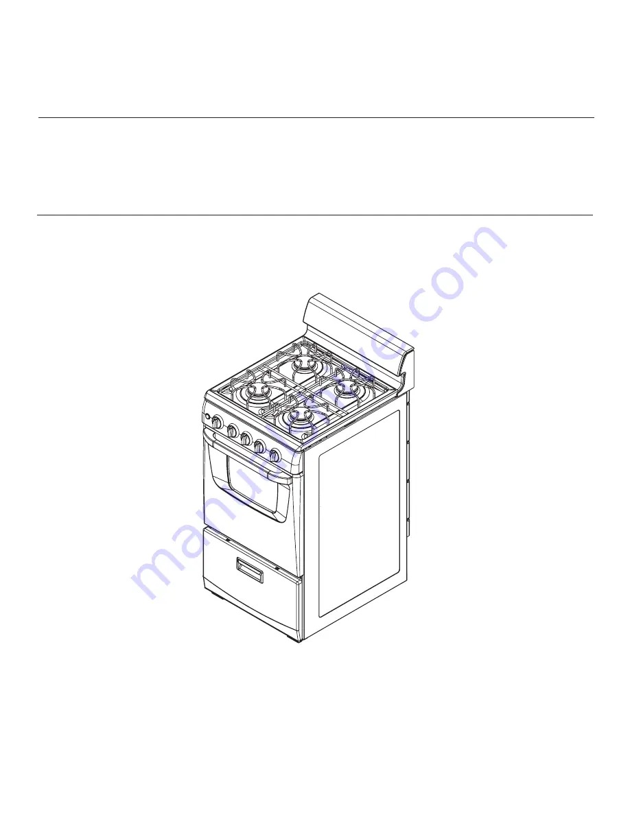 Amana FREESTANDING GAS RANGE Скачать руководство пользователя страница 1