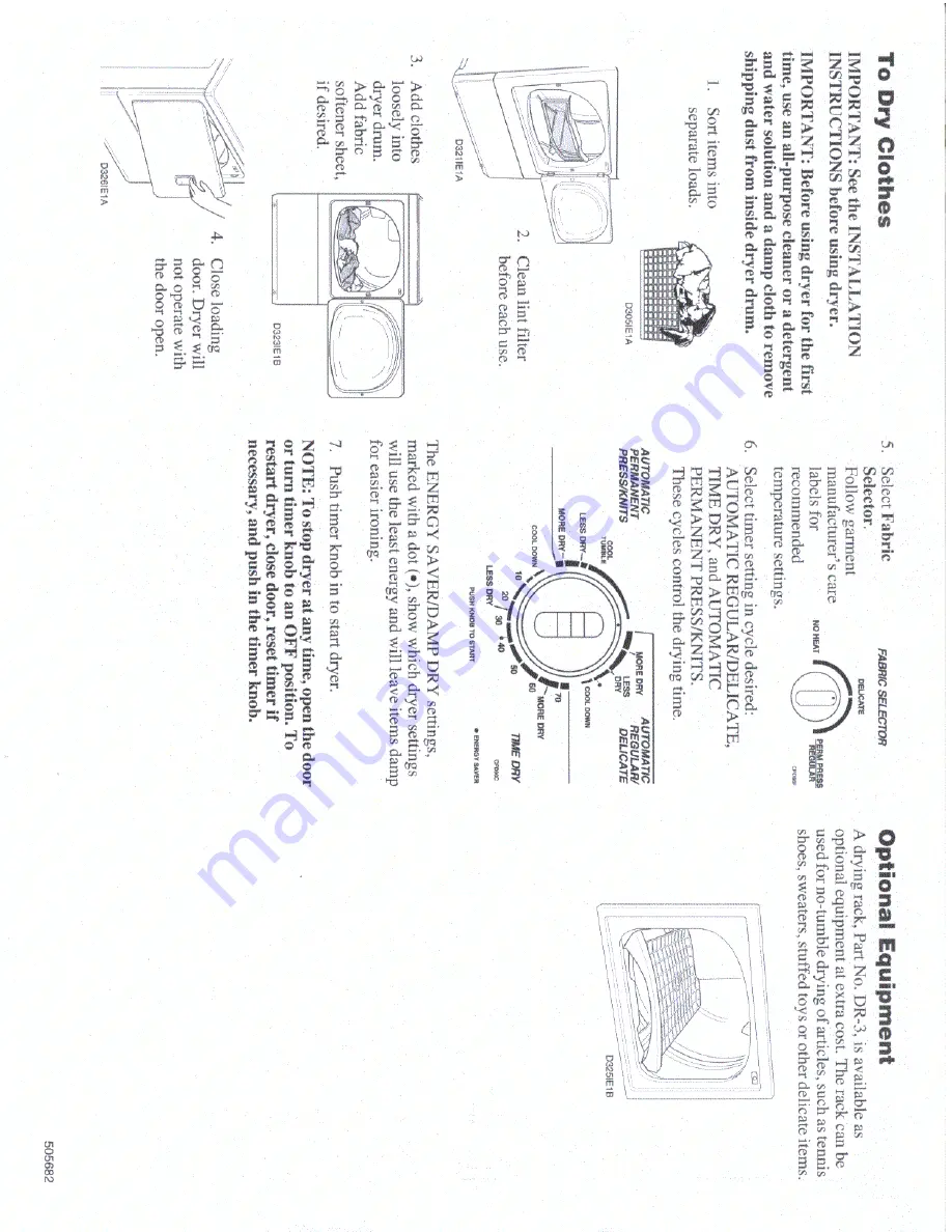 Amana LEA20AW Скачать руководство пользователя страница 2